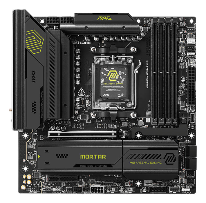 MSI MAG B850M MORTAR WIFI motherboard