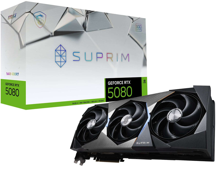 MSI SUPRIM GeForce RTX5080 16G SOC GAMEFORCE.IE - Custom Gaming PCs - Gameforce.ie Customer Reviews